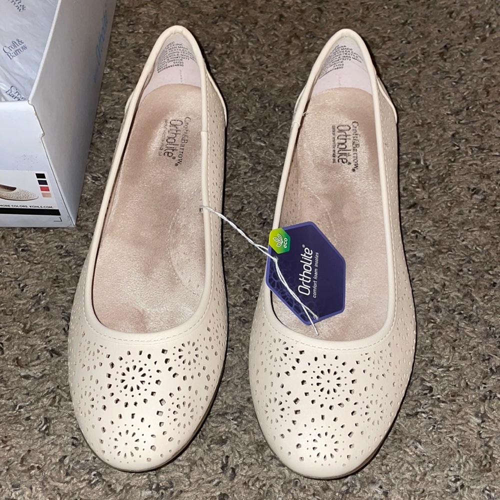 New flats textile leather laser cut outs very nice 😊
